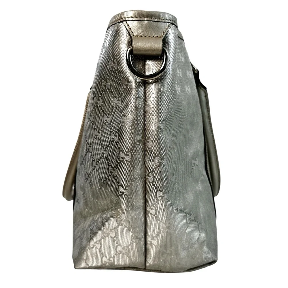 🤍Authentic Gucci Silver Joy GG Imprime Tote - Picture 6 of 16